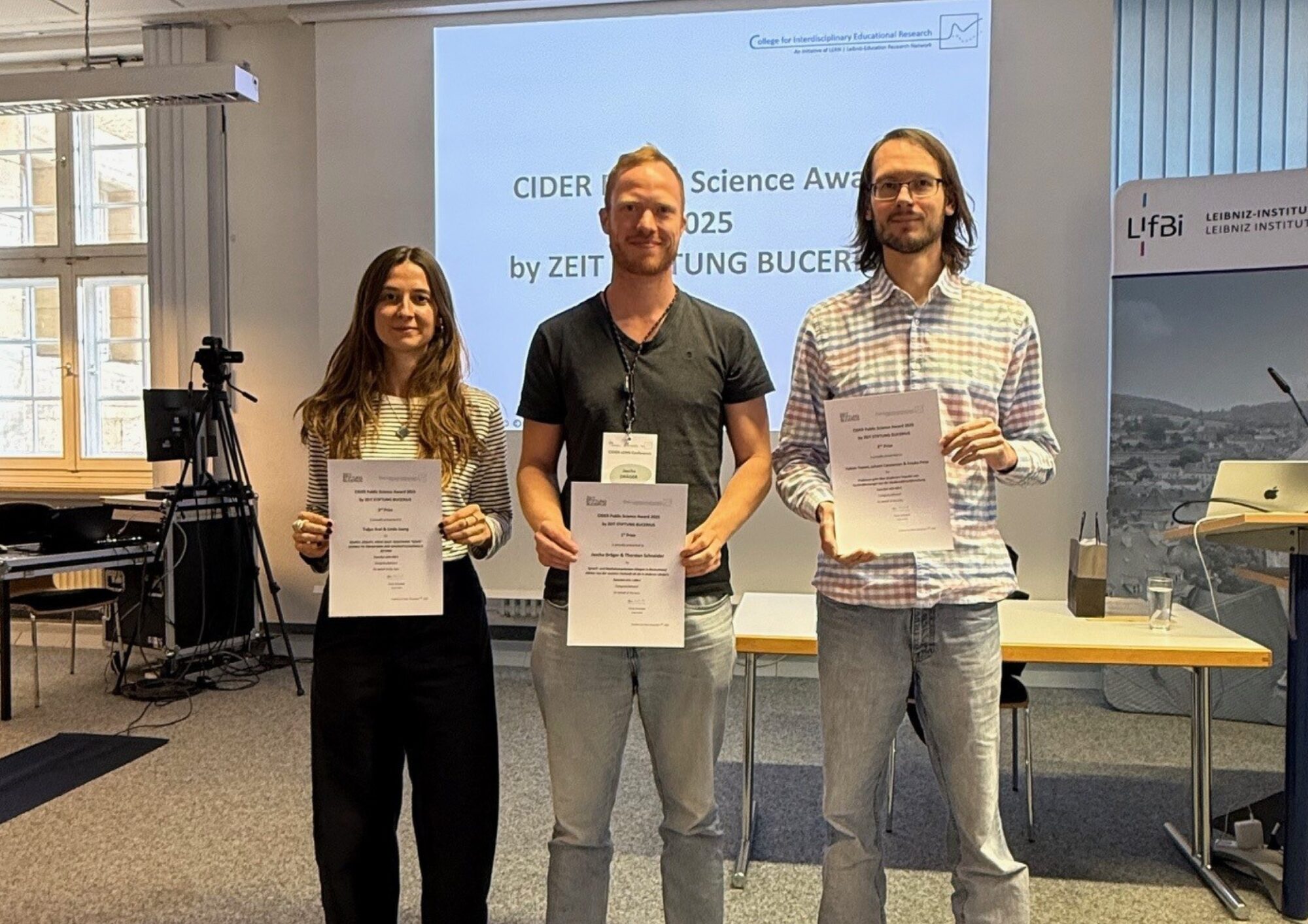 CIDER IV Public Science Award 2025